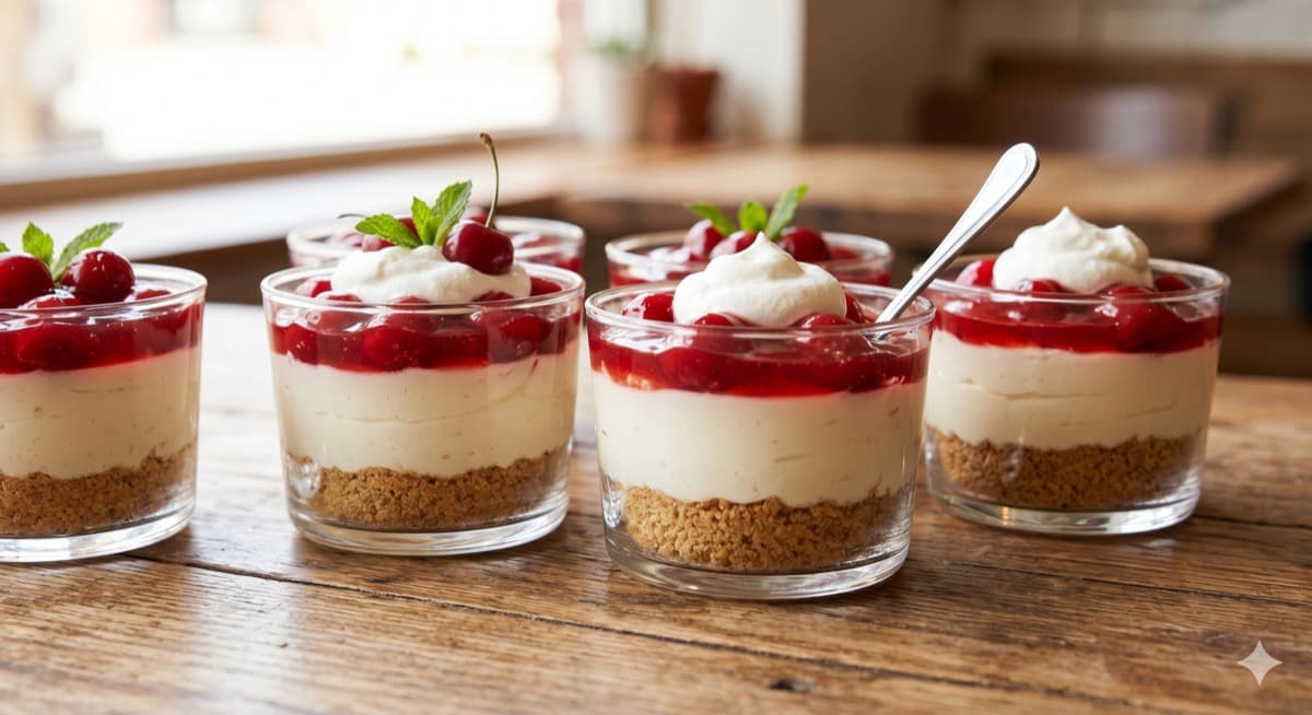 No-Bake Gluten-Free Cheesecake Cups